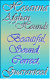 Hosanna Afghan Hounds - Beautiful, Sound, Correct, Guaranteed - custom gif graphic by AAAWWW