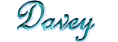 Davey - 3d custom graphic word art transparent gif by Lynda Farley AAA World Wide Web Design