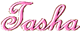 Tasha - title custom graphic gif by AAAWWW web graphics design