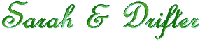 Sarah & Drifter - - 3d custom word art transparent graphic by Lynda Farley AAA World Wide Web Design