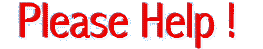 Please Help ! - 3d custom word art transparent graphic by Lynda Farley AAA World Wide Web Design