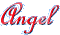 Angel - 3D custom graphic word art transparent gif by Lynda Farley AAA World Wide Web Design